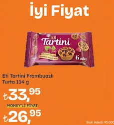Eti Tartini Frambuazlı Kek 114 gr