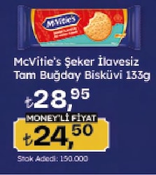 Ülker Mcvities Digrestive Origrinal Bisküvi 133 gr