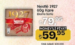 Nestle 1927 Ekstra Sütlü Kare Çikolata 60 gr