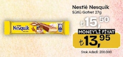 Nestle Nesquik Sütlü Gofret 27 g 