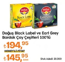 Doğuş Black Label 2 gr 100'lü Bardak Poşet Çay