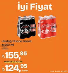 Uludağ Efsane 250 ml 6 Adet Gazoz