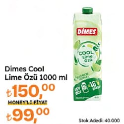 Dimes Cool Lime Özü 1 lt