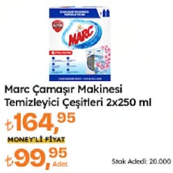 Marc Çamaşır Makinesi Temizleyicisi 2x250 ml