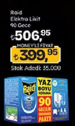 Raid Elektro Likit 2 Yedek 90 Gece