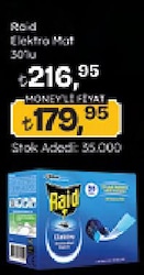 Raid Elektro Mat Kokusuz Tablet 30'lu