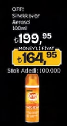 Off Sinekkovar Sprey 100 ml
