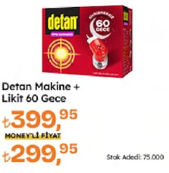 Detan Süper Elektrolikit Cihaz + Yedek 60 Gece