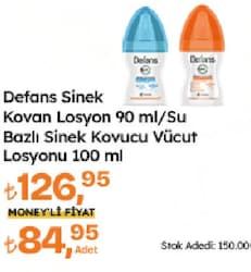 Defans Yağsız Sinek Kovucu Vücut Losyonu 90 ml