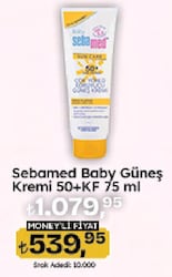 Sebamed Sun Care Çok Yönlü Koruyucu 75 ml 50 Faktör Bebek Güneş Kremi