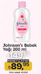 Johnson's Baby Nemlendirici Bebek Yağı 200 ml