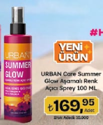 Urban Care Summer Glow Aşamalı Renk Açıcı Sprey 100 ml 