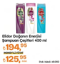 Elidor Doğanın Enerjisi Hindistan Cevizi Yağı Şampuan 400 ml