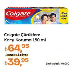 Colgate Üçlü Etki Beyazlatıcı Florürlü Diş Macunu 150 ml
