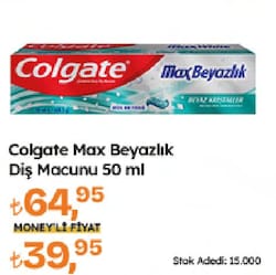 Colgate Max White Beyaz Kristaller Florürlü Diş Macunu 50 ml