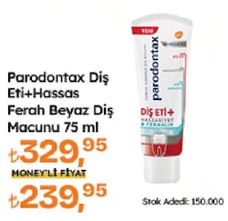 Parodontax Diş Eti Hassasiyet ve Ferahlık 75 ml Florürlü Diş Macunu