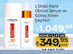 L'Oreal Paris Clinical Serum ve Güneş Kremi Çeşitleri 