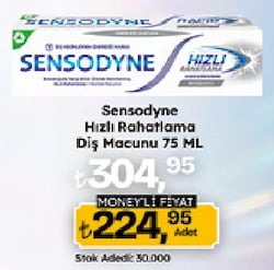 Sensodyne Hızlı Rahatlama Beyazlatıcı 75 ml Florürlü Diş Macunu
