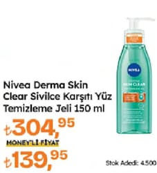 Nivea Derma Skin Clear 150 ml Yüz Temizleme Jeli