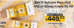 Bee'O Apicare Propolisli Vücut Güneş Kremi 80 ml 
