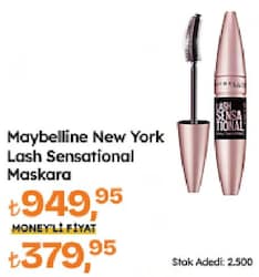 Maybelline Lash Sensational Intense Ekstra Siyah Maskara