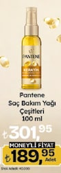 Pantene Pro-V E Vitaminli Keratin Koruyucu Yoğun Onarıcı Saç Bakım Yağı 100 ml