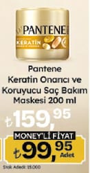 Pantene Zayıf ve Yıpranmış Saçlar için Onarım ve Koruma Keratin Saç Maskesi 200 ml