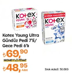 Kotex Young Gündüz 7'li Hijyenik Ped