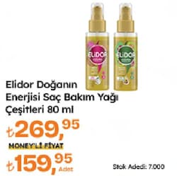 Elidor Doğanın Enerjisi Hindistan Cevizli Saç Bakım Yağı 80 ml