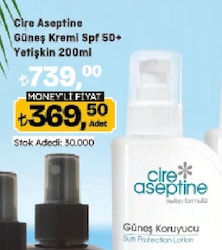 Cire Aseptine 200 ml 50 Faktör Güneş Losyonu