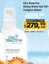 Cire Aseptine 200 ml 30 Faktör Güneş Losyonu