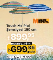 Touch Me Plaj Şemsiyesi 180 cm