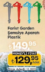 Farist Garden Şemsiye Aparatı Plastik