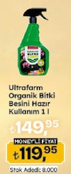 Ultrafarm Organik Bitki Besini Hazır Kullanım 1 l
