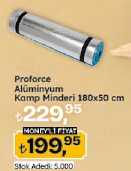 Proforce Alüminyum Kamp Minderi 180x50 cm