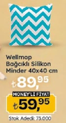 Wellmop Bağcıklı Silikon Minder 40x40 cm