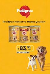 Pedigree Konserve Mama Çeşitleri 
