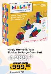 Magly 3 Boyutlu 36 Parça Manyetik Yapı Blokları