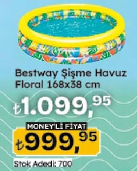 Bestway 51203 168x38 cm Floral Şişme Havuz