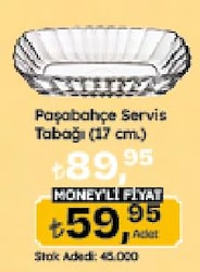 Paşabahçe Mezze 53392 17 cm Kayık Tabak