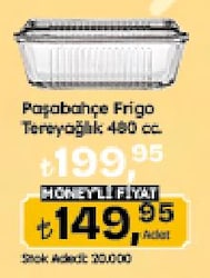 Paşabahçe Frigo 97711 Cam Tereyağlık