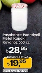 Paşabahçe 180166 Puantiye Metal Kapak 660 cc Kavanoz