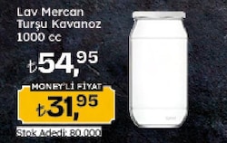 Lav Mercan 1000 cc Turşu Kavanoz