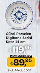 Güral Porselen Digibone Serisi Kase 14 cm 