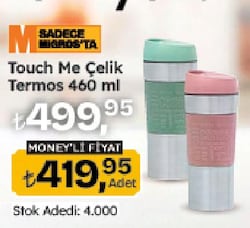 Touch Me Çelik Termos 460 ml 