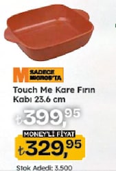 Touch Me Kare Fırın Kabı 23,6 cm