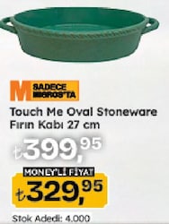 Touch Me Oval Stoneware Fırın Kabı 27 Cm