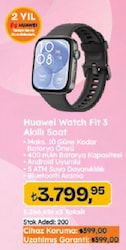 Huawei Watch Fit 3 Akıllı Saat