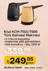 Kiwi KCM-7510 Elektrikli Cezve