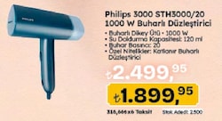 Philips 3000 Serisi STH3000/20 1000W El Tipi Buharlı Düzleştirici